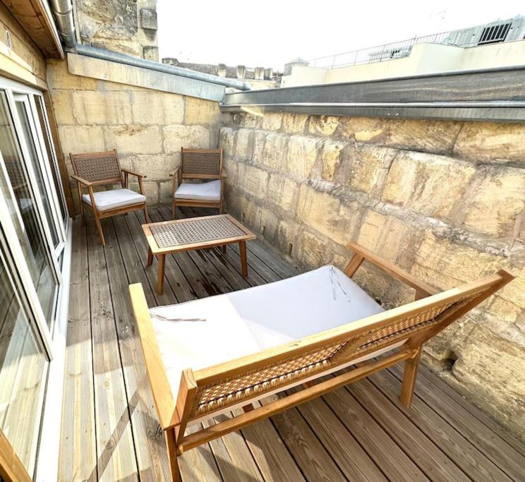 5- Hypercentre - 4Pers - Clim - Terrasse - Netflix Apartment Libourne Exterior foto